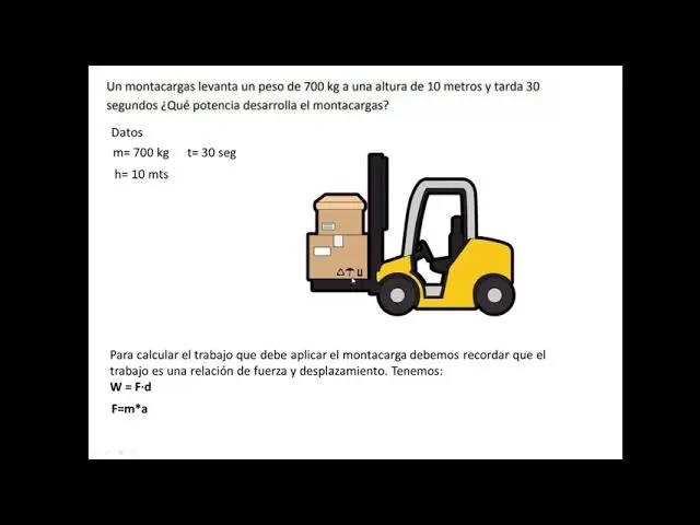 Expresar kWh: El trabajo realizado por un montacargas - Cómo calcular kWh a partir de Watts expresar kwh el w realizado por el montacargas - Cómo calcular kWh a partir de Watts