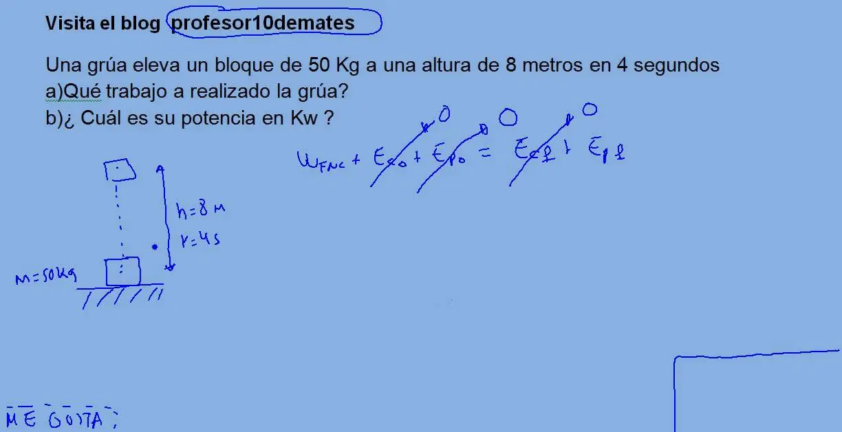 Expresar kWh: El trabajo realizado por un montacargas - Cómo pasar de watts a kWh expresar kwh el w realizado por el montacargas - Cómo pasar de watts a kWh