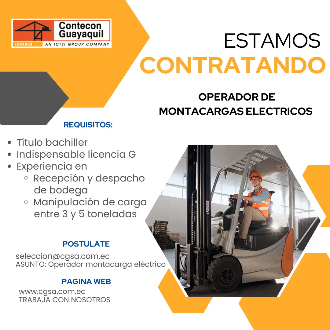 Operador de Montacargas en Ecuador: Salarios, Requisitos y Perspectivas de Empleo - Cuánto gana un Operador de Montacargas en Ecuador operador montacargas ecuador - Cuánto gana un Operador de Montacargas en Ecuador